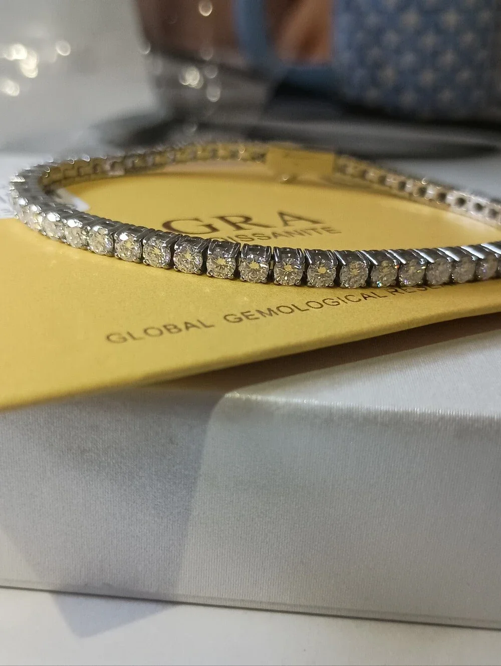 Moissanite silver 3mm